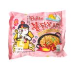 اندومي كوري BULDAK HOT CHICKEN FLAVOR RAMEN - LES NOUILLES PIQUANTES DE CARBONARA
